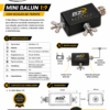 Mini Balun Bzk Nucleo De Ferrite 1:9 Para Hf