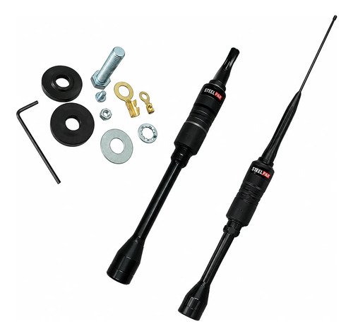 Antena Px Argentina 88cm Alta Performance Rádio Px Rp2026 Preto