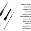 Antena Px Argentina Black Bobinada Viuva Negra Altura 163cm