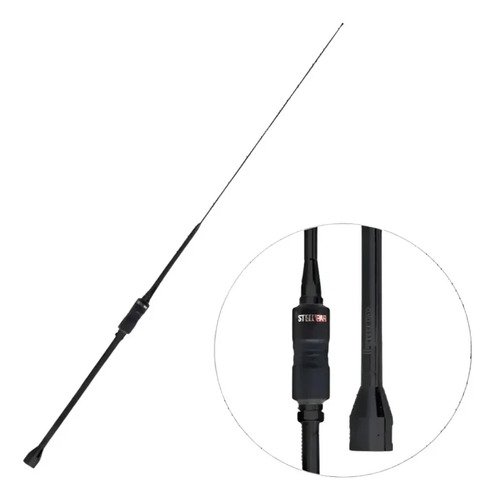 Antena Px Argentina Black Bobinada Viuva Negra Altura 163cm