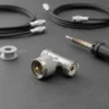 Conector Uhf Macho Pl259 Para 2 Uhf Fêmea