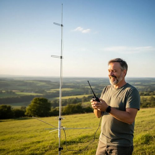 Antena Twister Vhf 3x 5/8 144 A 148 Mhz Radio Amador 9db