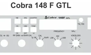 Frente Adesiva Para O Radio Px Cobra 148f Gtl Nova Original