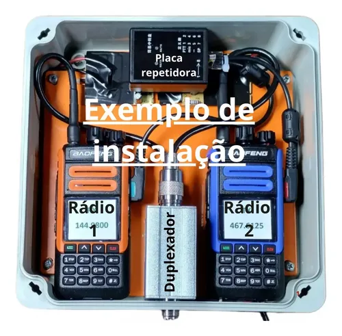 Placa Repetidora Para Rádios Baofeng, Tyt, Hyt E Outros.