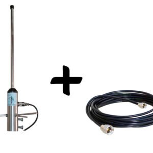 Antena TW710 + 20 MTS Cabo RGC213 + Conector UHF e TNC