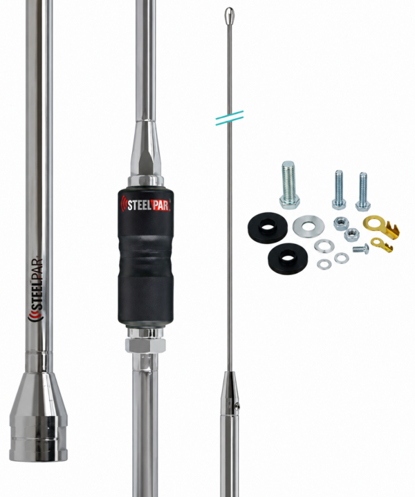 RP2023 - Antena PX Cromada 163cm 200watts Argentina
