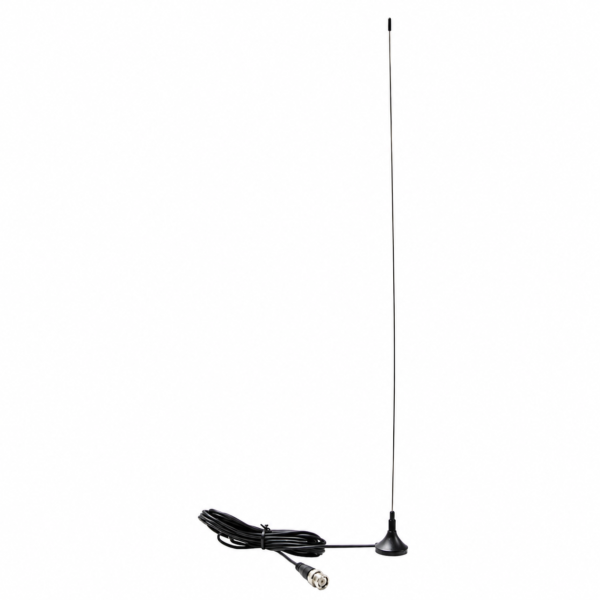 Mini Antena VHF Movel com Cabo + Conector BNC