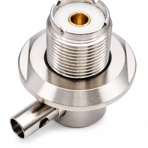 Conector UHF Femea Cachimbo 90 graus