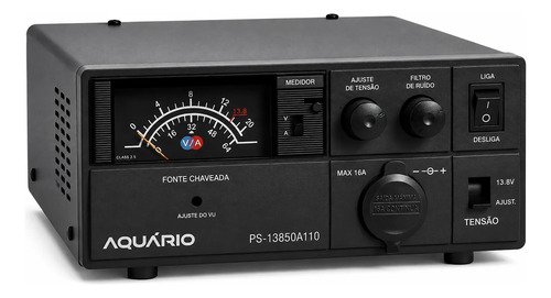 Fonte Analógica 50a Aquário Ps-13850a110 Para Rádio Px Vhf 127v