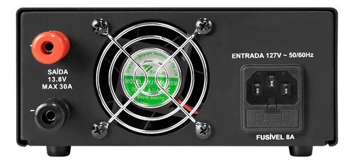 Fonte Digital 30a Aquário Ps-13830d110 Para Rádio Px Vhf 127v