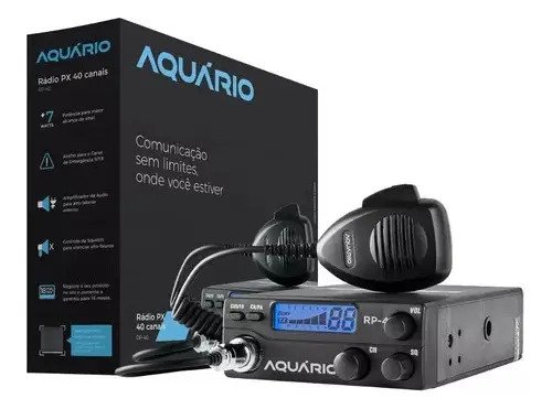 Rádio Px 40 Canais Rp-40 Aquário Homologado Anatel Am 4w