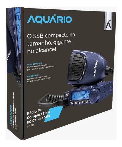 Rádio Px 80 Canais Ssb Homologado Rp-70 Aquario