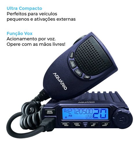 Rádio Px 80 Canais Ssb Homologado Rp-70 Aquario