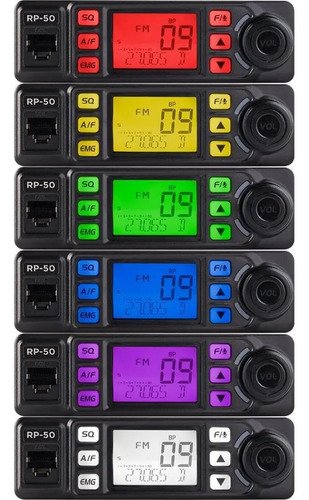 Rádio Px 80 Canais Am/fm Rp-50 Aquário 12v Homologado Anatel