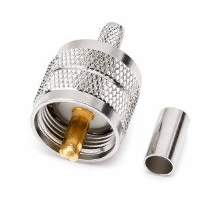 GS501 - Conector UHF Macho para Crimpar em Rg58