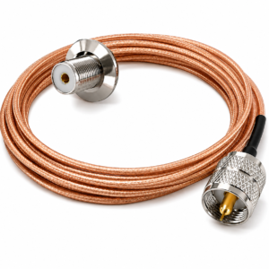Cabo Coaxial RG316 Para Suporte De Antena UHF Macho