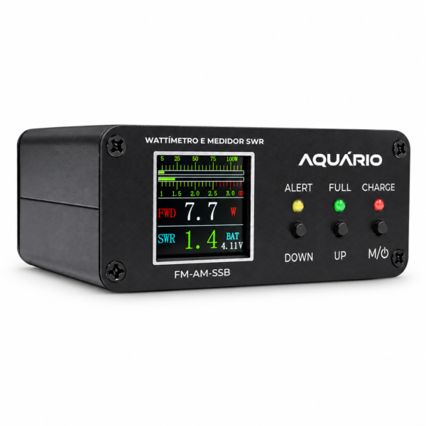 Wattímetro Digital Aquário PWR-250VHF Medidor SWR 1.8-250MHz 210W