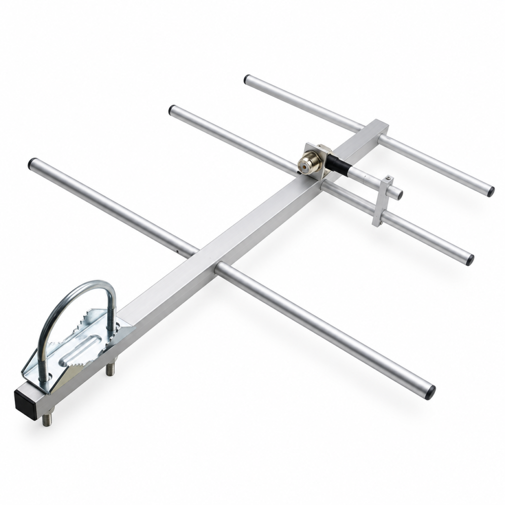 Antena Yagi Twister TW430-450 UHF 430–450 MHz 3 Elementos Alto Ganho 7 dBd SO-239