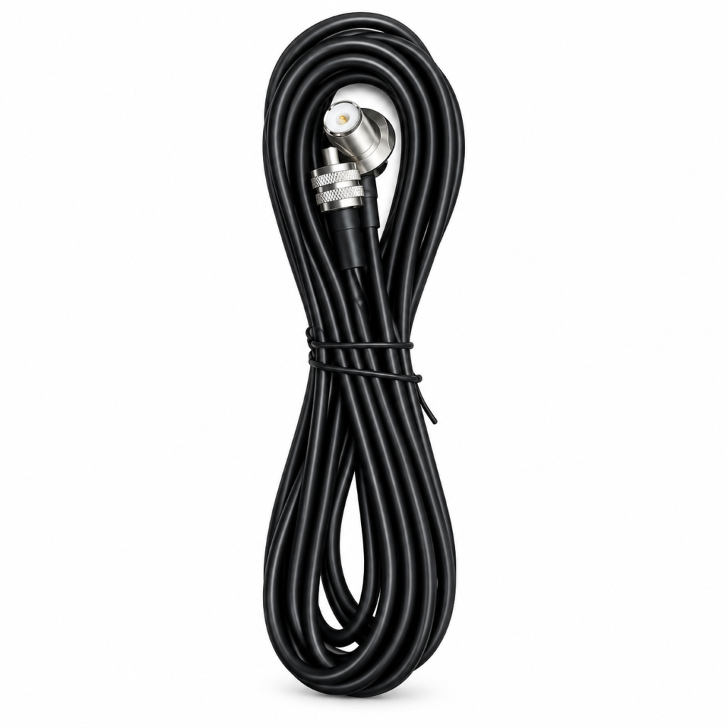 Cabo Coaxial TKS-100C 5 Metros RG58 com Conectores PL-259