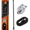 CB-90 - Antena Móvel PX Voyager 90cm 1000W com Suporte e Cabo
