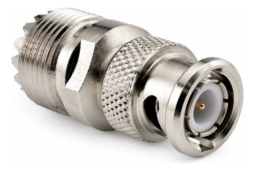 Bzk - Adaptador Conector Bnc Macho X Uhf Femea Top